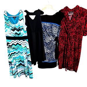 Women's Medium 8 10  Dresses Wholesale Bulk Lot of 4 M Dress